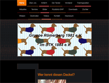 Tablet Screenshot of dtk-gruppe-speyer.de